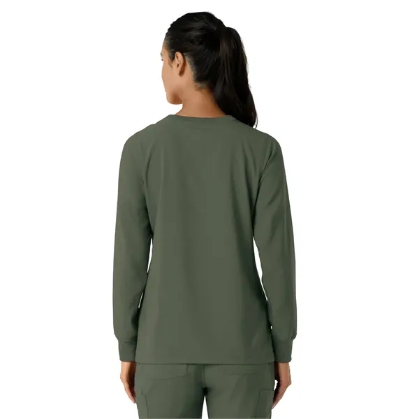 Carhartt Scrubs - Women's One-Pocket Crew Neck Long Sleev...... from ASI 86018 Scrub Authority