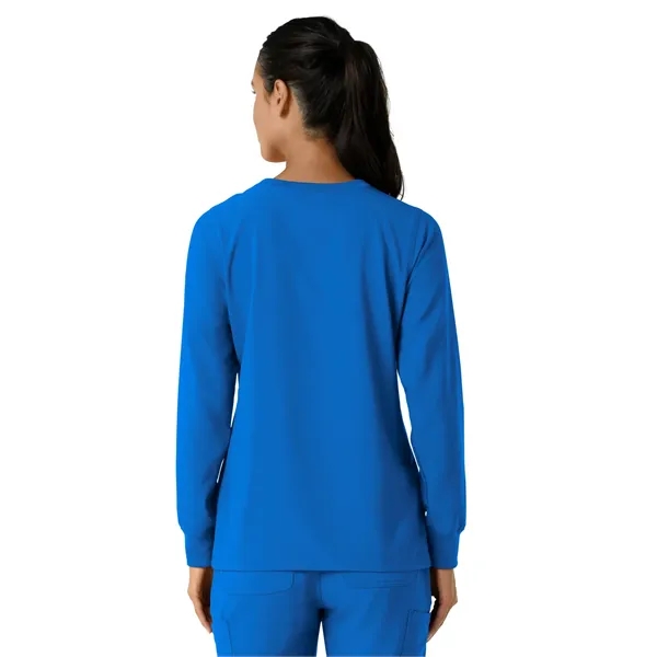 Carhartt Scrubs - Women's One-Pocket Crew Neck Long Sleev...... from ASI 86018 Scrub Authority