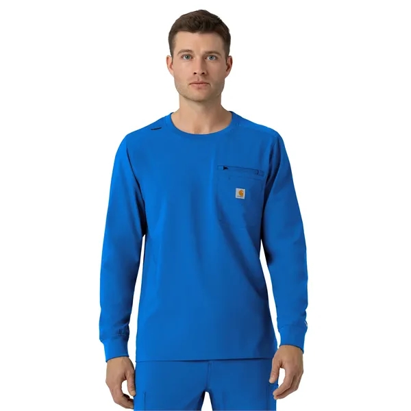 Carhartt Scrubs - Men's Two-Pocket Crew Neck Long Sleeve ...... from ASI 86018 Scrub Authority