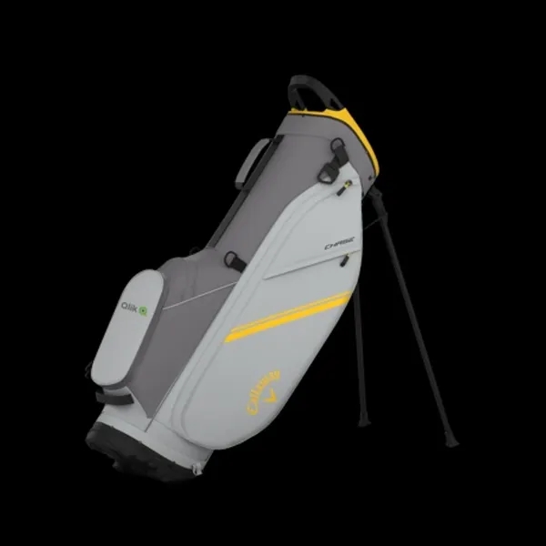 Standing golf bag with 4-way top divider with full-length dividers.... from ASI 57653 Gold Bond