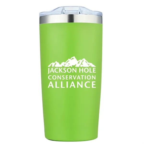Merced 20oz. Tumbler: Durable stainless steel, keeps drinks hot 8 hrs,... from ASI 67557 LimeLight Ent