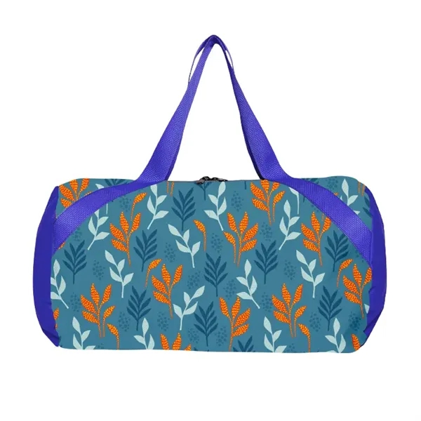 Round Duffel Bag- Full Color-Sewn in the USA - Show Off... from ASI 67557 LimeLight Ent / Limelight USA