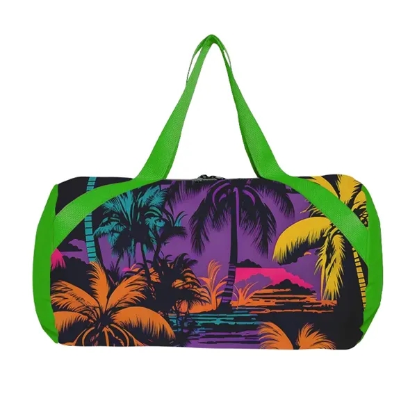 Round Duffel Bag- Full Color-Sewn in the USA - Show Off... from ASI 67557 LimeLight Ent / Limelight USA
