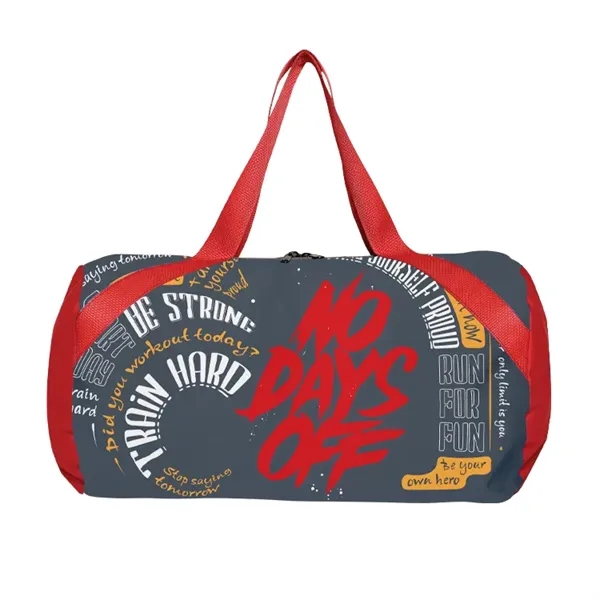 Round Duffel Bag- Full Color-Sewn in the USA - Show Off... from ASI 67557 LimeLight Ent / Limelight USA