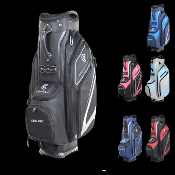Lightweight golf bag designed with 8 various pockets.... from ASI 57653 Gold Bond