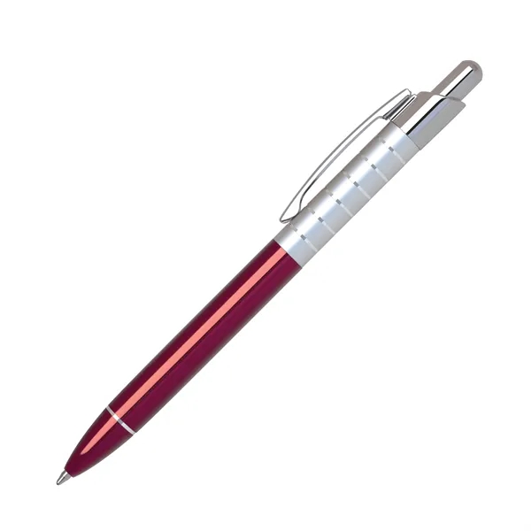 Lightweight Click action Aluminum Ballpoint Pen with Chrome Trims... from ASI 68190 Lungsal / Lungsal