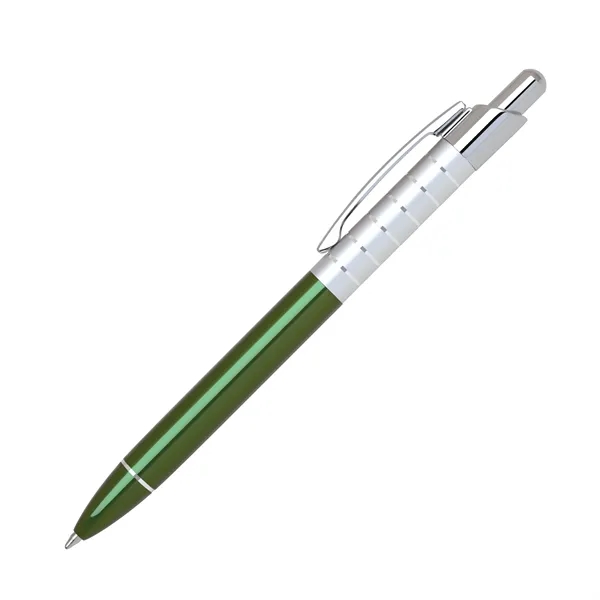 Lightweight Click action Aluminum Ballpoint Pen with Chrome Trims... from ASI 68190 Lungsal / Lungsal