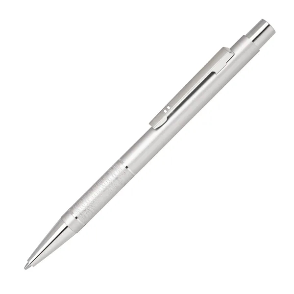 Aluminum click-action ballpoint pen in a soft, brushed, vibrant, anodized color... from ASI 68190 Lungsal / Lungsal