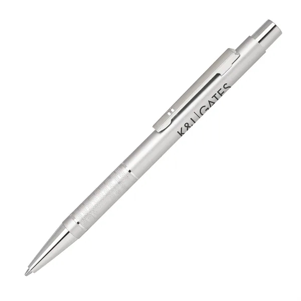 Aluminum click-action ballpoint pen in a soft, brushed, vibrant, anodized color... from ASI 68190 Lungsal / Lungsal