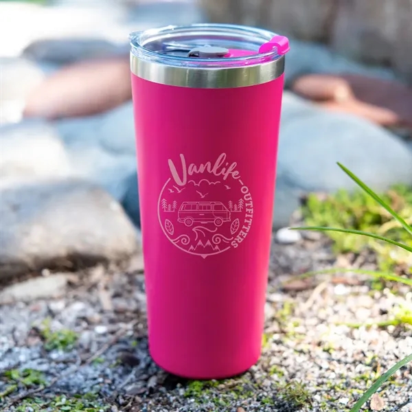 22 oz. Colma tumbler with stainless steel inner and outer walls... from ASI 61125 Hit Promotional Products / Hit®