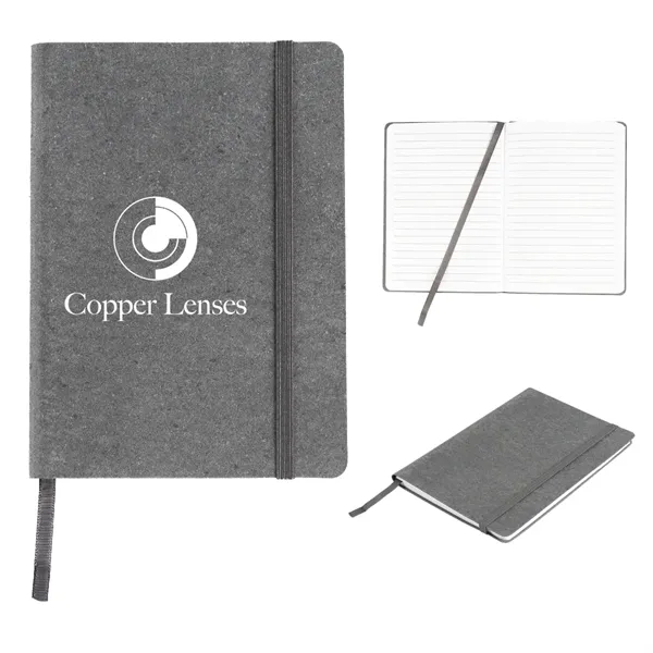 Recycled cotton journal that provides a way for people to jot... from ASI 61125 Hit Promotional Products / Hit®