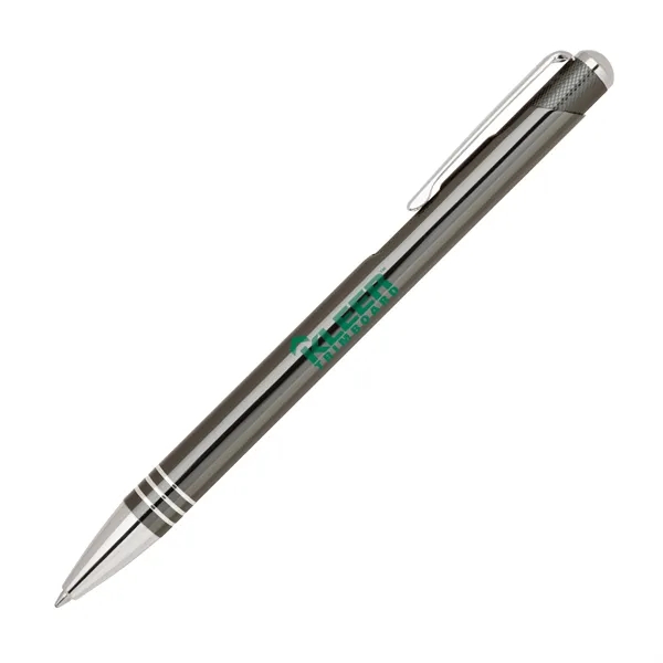 Anodized color aluminum ballpoint pen with high gloss metal finish barrel,... from ASI 68190 Lungsal / Lungsal