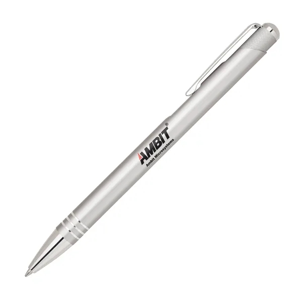 Anodized color aluminum ballpoint pen with high gloss metal finish barrel,... from ASI 68190 Lungsal / Lungsal