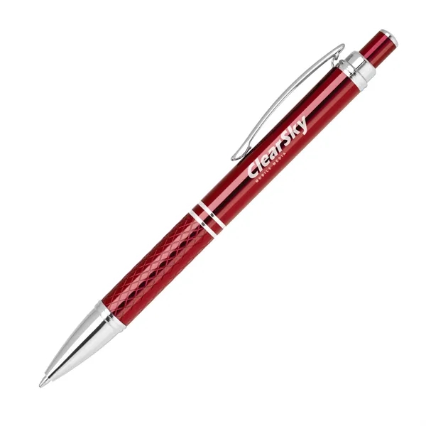 Aluminum click-action ballpoint pen in an anodized color with a high-gloss... from ASI 68190 Lungsal / Lungsal
