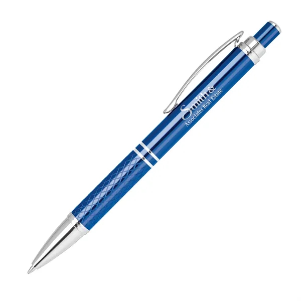 Aluminum click-action ballpoint pen in an anodized color with a high-gloss... from ASI 68190 Lungsal / Lungsal