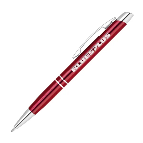 Aluminum click-action ballpoint pen in an anodized color with a high-gloss... from ASI 68190 Lungsal / Lungsal