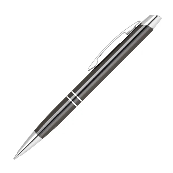 Aluminum click-action ballpoint pen in an anodized color with a high-gloss... from ASI 68190 Lungsal / Lungsal