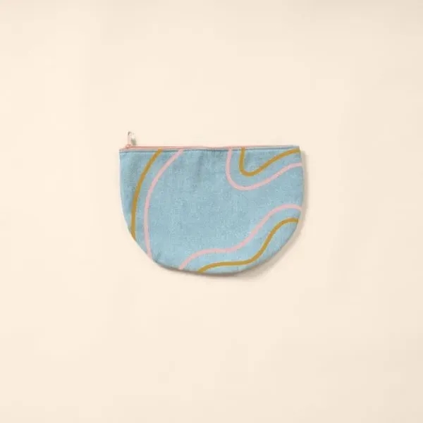 The Slice is a flat, half-moon shaped canvas pouch with a... from ASI 74710 Numo