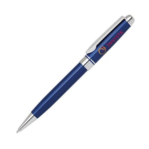 Aluminum twist-action ballpoint pen available in several lacquer colored finishes with... from ASI 68190 Lungsal / Lungsal