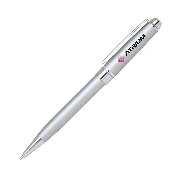 Aluminum twist-action ballpoint pen available in several lacquer colored finishes with... from ASI 68190 Lungsal / Lungsal
