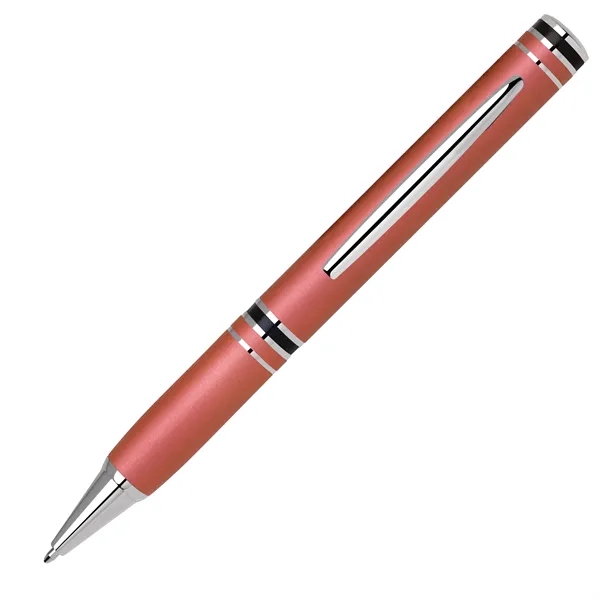 Aluminum twist-action ballpoint pen with a bold color matte finished barrel... from ASI 68190 Lungsal / Lungsal