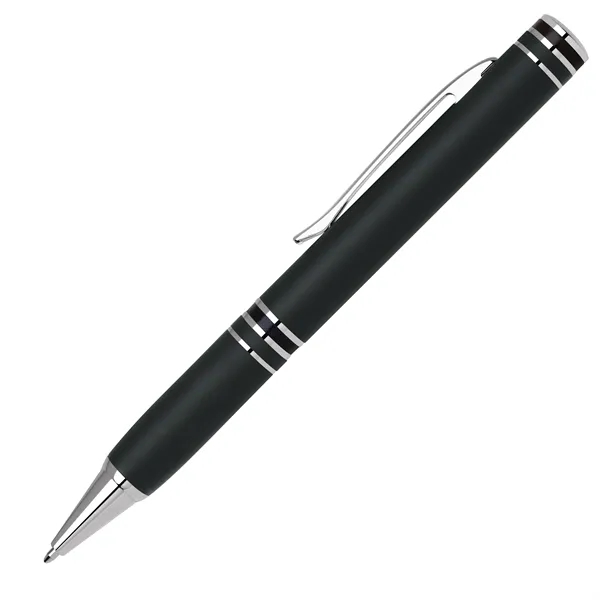 Aluminum twist-action ballpoint pen with a bold color matte finished barrel... from ASI 68190 Lungsal / Lungsal