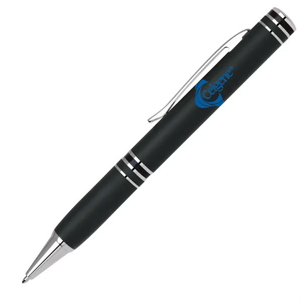 Aluminum twist-action ballpoint pen with a bold color matte finished barrel... from ASI 68190 Lungsal / Lungsal