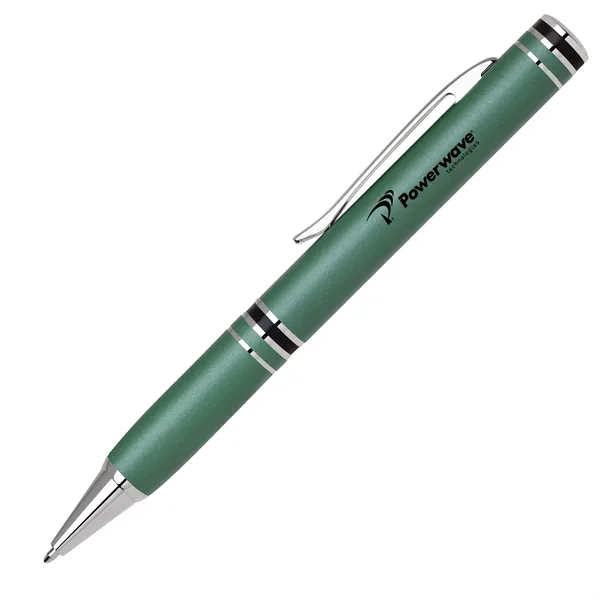 Aluminum twist-action ballpoint pen with a bold color matte finished barrel... from ASI 68190 Lungsal / Lungsal