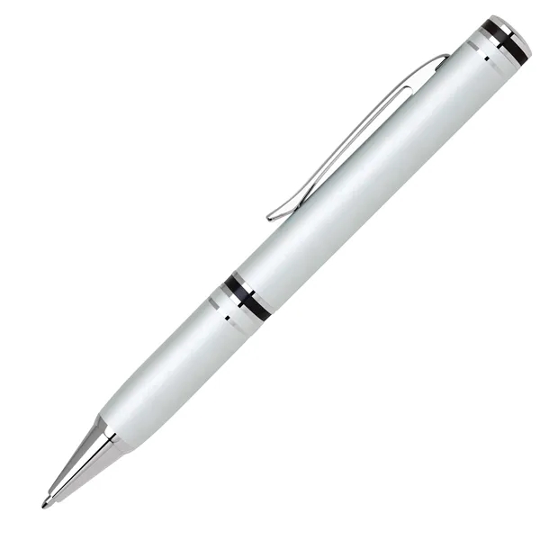 Aluminum twist-action ballpoint pen with a bold color matte finished barrel... from ASI 68190 Lungsal / Lungsal