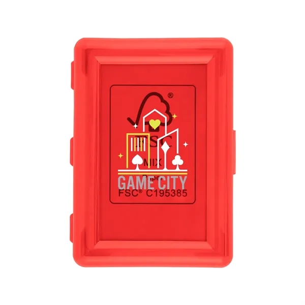 Deck of playing cards in a recycled case.... from ASI 61125 Hit Promotional Products / Hit®