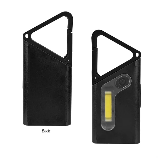 Rechargeable COB flashlight with carabiner.... from ASI 61125 Hit Promotional Products / Hit®