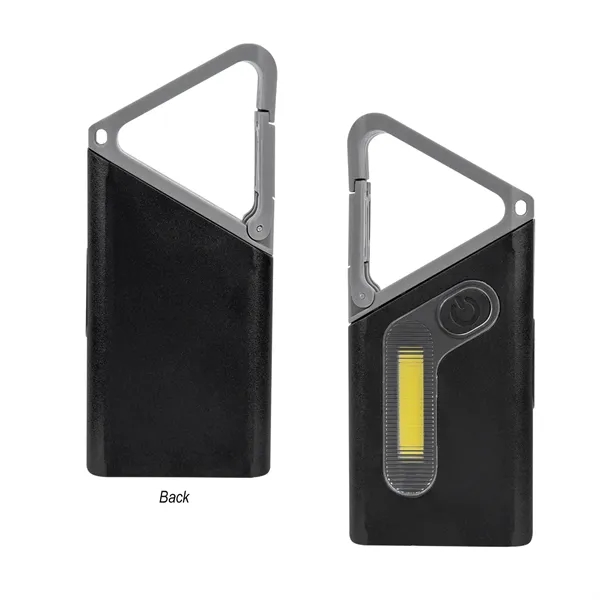 Rechargeable COB flashlight with carabiner.... from ASI 61125 Hit Promotional Products / Hit®
