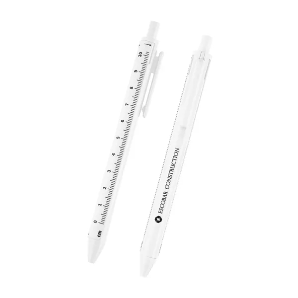 Click-action pen with removable 4" ruler.... from ASI 61125 Hit Promotional Products / Hit®
