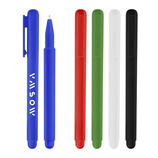 Recycled plastic gel pen with removable cap.... from ASI 61125 Hit Promotional Products / Hit®