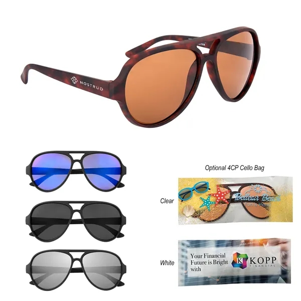 Aviator-style sunglasses with UV400 lenses.... from ASI 61125 Hit Promotional Products / Hit®