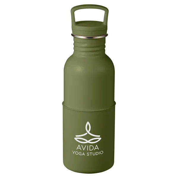 20-ounce bottle with a single wall, matte sleeve and a loop... from ASI 79530 Prime Line