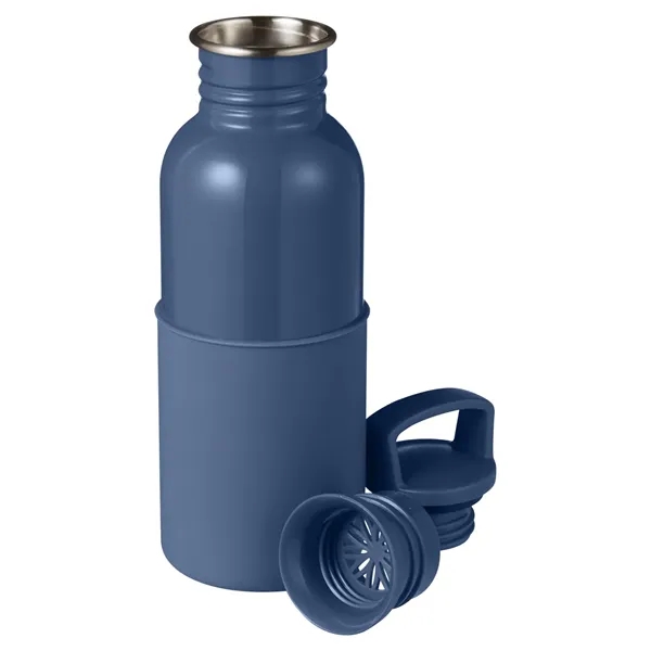 20-ounce bottle with a single wall, matte sleeve and a loop... from ASI 79530 Prime Line