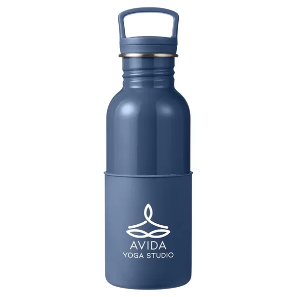 20-ounce bottle with a single wall, matte sleeve and a loop... from ASI 79530 Prime Line