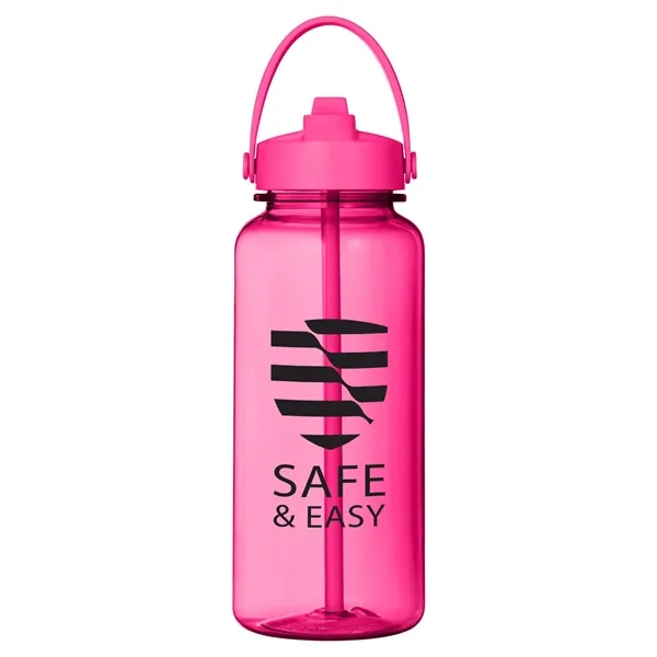 32-ounce bottle with a flip-up straw, carry handle, lid, and wide... from ASI 79530 Prime Line
