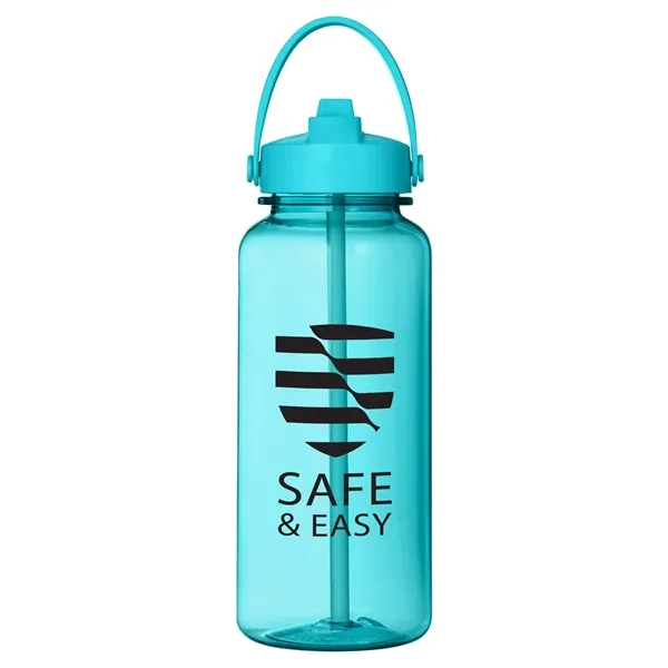 32-ounce bottle with a flip-up straw, carry handle, lid, and wide... from ASI 79530 Prime Line