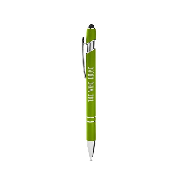 Click-action ballpoint pen with stylus, rubberized finish and black ink.... from ASI 79530 Prime Line