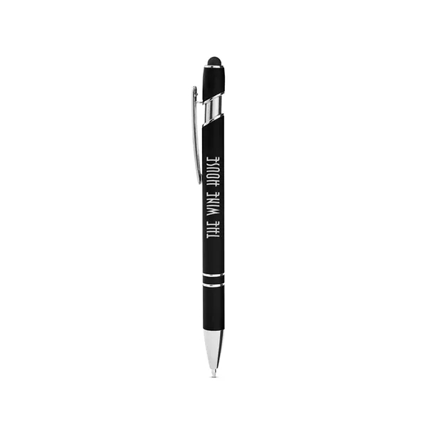 Click-action ballpoint pen with stylus, rubberized finish and black ink.... from ASI 79530 Prime Line