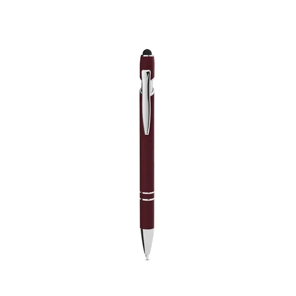 Click-action ballpoint pen with stylus, rubberized finish and black ink.... from ASI 79530 Prime Line