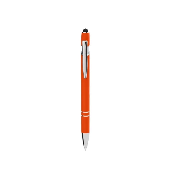 Click-action ballpoint pen with stylus, rubberized finish and black ink.... from ASI 79530 Prime Line