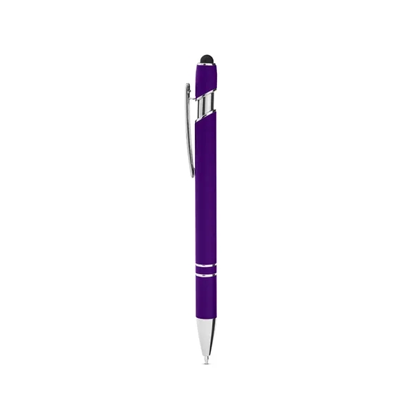 Click-action ballpoint pen with stylus, rubberized finish and black ink.... from ASI 79530 Prime Line