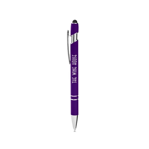 Click-action ballpoint pen with stylus, rubberized finish and black ink.... from ASI 79530 Prime Line