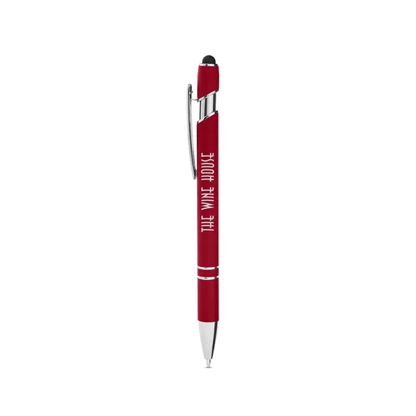 Click-action ballpoint pen with stylus, rubberized finish and black ink.... from ASI 79530 Prime Line