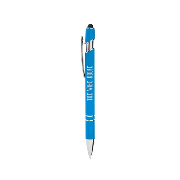 Click-action ballpoint pen with stylus, rubberized finish and black ink.... from ASI 79530 Prime Line