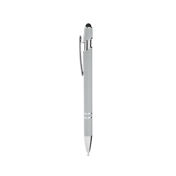 Click-action ballpoint pen with stylus, rubberized finish and black ink.... from ASI 79530 Prime Line
