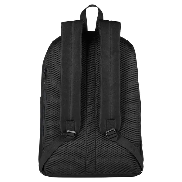 17.2" x 0.748" x 11.82" backpack with a double-zippered main compartment,... from ASI 79530 Prime Line